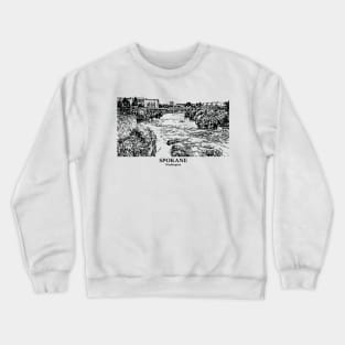 Spokane - Washington Crewneck Sweatshirt